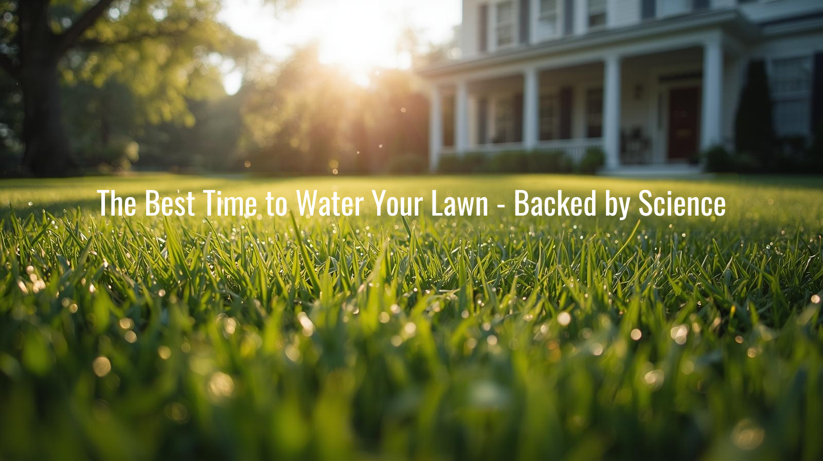 The Best Time to Water Your Lawn - Backed by Science